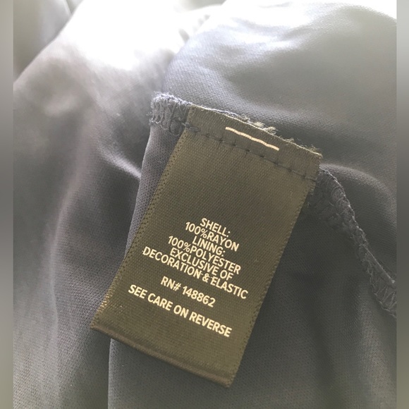 Torrid navy floral challis button maxi dress size 1 - Picture 16 of 16